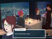 QLHS: Lewd teacher doing a footjob in the restaurant (Part 3) 4/16