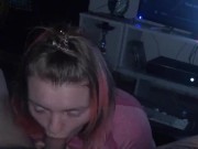 Cum on big natural tits POV 14/16