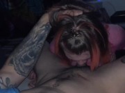 Cum on big natural tits POV 9/16