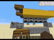 Minecraft Redstone tutorial Ep7 Super Smelter!! 9/16