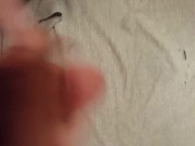 Cumming on ex's shirt while in their bathroom