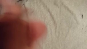 Cumming on ex's shirt while in their bathroom
