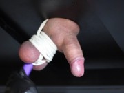 “The Milking Table” - bonded tied balls milked dry into vile 9/16