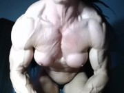 Fbb Beautiful webcam Pushups Hulk out & Veins 13/16