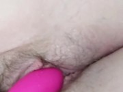 Loud gushing squirt from fuck toy 