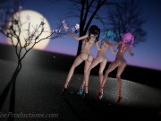 MMD R18 4k UHD Bikini MIku And Sisters - DDD - 1067 3/16