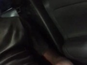 Jerking at gas station 