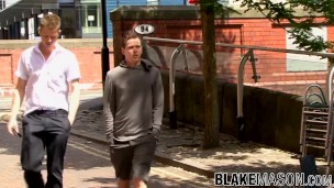 UK twink covered in cum after being anal rammed balls deep