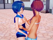 Pokemon Skyla x Lana Lesbian Hentai 2/16