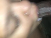 Sucking BBC til he cums on my tongue  9/16