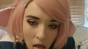 Thicc cowgirl sucks your cock(POV)