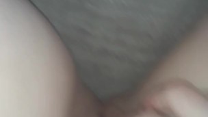Secretly fingering myself until I get caught, but not before I cum!!