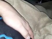 Admiring my cock