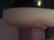 Just Want to cum. But toy Wont stick..