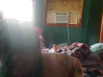 Chubby Disabled Girl Humps Pillow