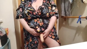 New sun dress with hidden strap on!
