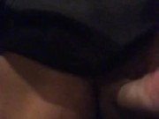 Stroking this long dick til I cum 16/16