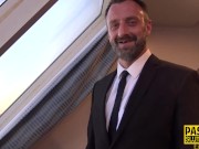 Throated submissive gets fucked and whipped 3/16