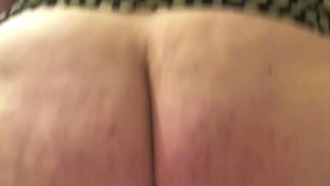 Chubby Pawg rides and squirts on toy 