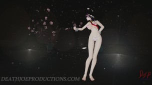 SFW MMD 4k UHD Pink Bikini Kaat - Classic - 1073