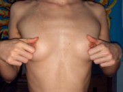 slow motion perky little edible tasty boobies 12/16