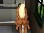 Tender and hot sex in the clean and jerk. Sex in the toilet. Sims3 porno