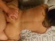 Watch Lilly Fat Ass Bounce As She Gets A Big Creampie!! Instagram @live.freely69 14/16