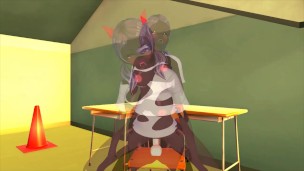 BIG TIT DEMON LIKES TO BE COVERED BY SEMEN 3D HENTAI