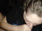 A mouth full, and I'm loving it. I need to feel his cock throbbing. 3/16