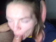 Surprise! Facial with cute teen POV 10/16