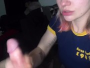 Surprise! Facial with cute teen POV 13/16