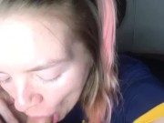 Surprise! Facial with cute teen POV 8/16