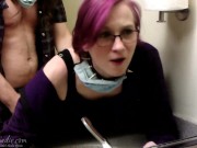 Quarantine Quickie in Public Restroom (Close-Up Creampie) 12/16