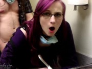 Quarantine Quickie in Public Restroom (Close-Up Creampie) 8/16