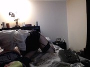 sexy school girl rides on top part 1