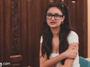 Ryan Keely Shows Her Student Eliza Ibarra The Benefits Of Being A Nerd 1/16