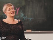 Ryan Keely Shows Her Student Eliza Ibarra The Benefits Of Being A Nerd 3/16