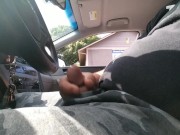 Cumshot while driving - Screenshot 12 of 16 - Jerking Off