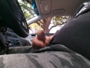 Cumshot while driving - Screenshot 7 of 16 - Jerking Off