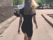 Sexy Deep Blowjob on Staircase - Public Sex 2/16