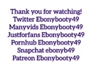 Ebony in tight dress rips nasty wet bubbly farts 5/16