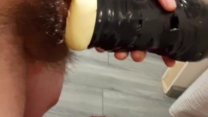 Quarantine fucking homemade pocketpussy