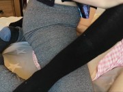 making out with my girl, teasing her pretty pussy | cute whimpers and moans