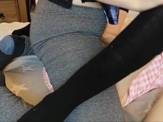 making out with my girl, teasing her pretty pussy | cute whimpers and moans