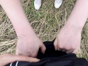 Fuck and suck in a public park wife LeoKleo 2/16