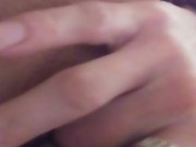 A little pussy play before work