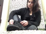 Disgusting foot slave needs to listen to master 13/16