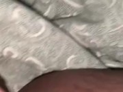 Playing with my black pregnant pussy