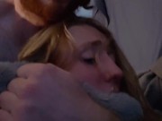 Cock in her Pussy & Plug in her Ass - Passionate Multiple Creampie  3/16