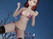 MMD R18 4k bikini and stockings Misaka - Lean On 1021 2/16